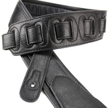 Load image into Gallery viewer, Walker &amp; Williams VG01-5 Black on Black Leather Strap with Padded Glove Leather Back
