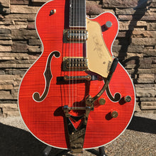 Load image into Gallery viewer, Gretsch Players Edition Nashville® Hollow Body with String-Thru Bigsby® Flame Maple - G6120TFM
